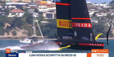 Tgs. Prada Cup: Luna Rossa sconfitta al debutto 